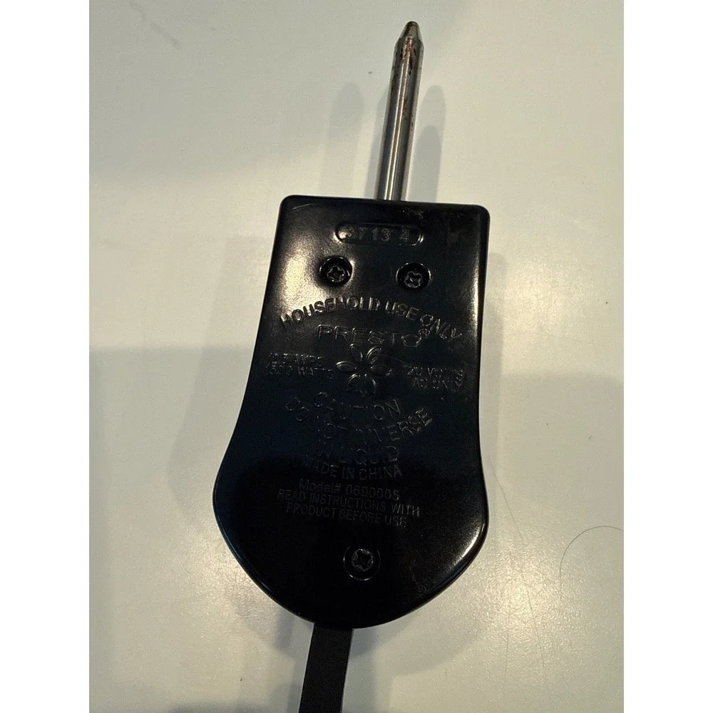 Presto Heat Control Plug # 0690005 12.5 Amps 120 Volts - Replacement Part
